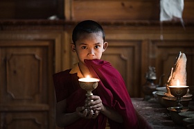 Буддийский монастырь. Северная Индия