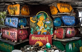 Изображение буддийского божества. Индия