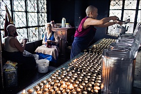 Пуджа в Резиденции Далай Ламы. Индия