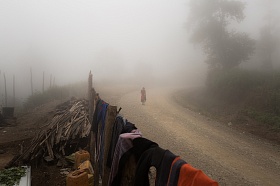 В деревне штата Чин. Мьянма