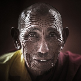 Монах. Сикким. Индия