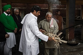 Кремация в Индии