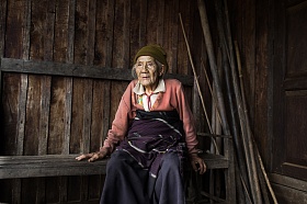 Женщина народности Чин. Мьянма
