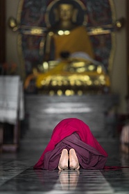 Буддийский монастырь. Индия