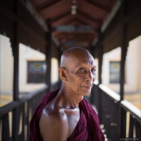 Монах. Мьянма