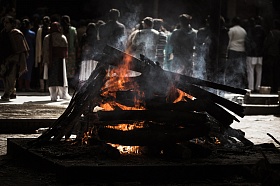 Кремация в Индии
